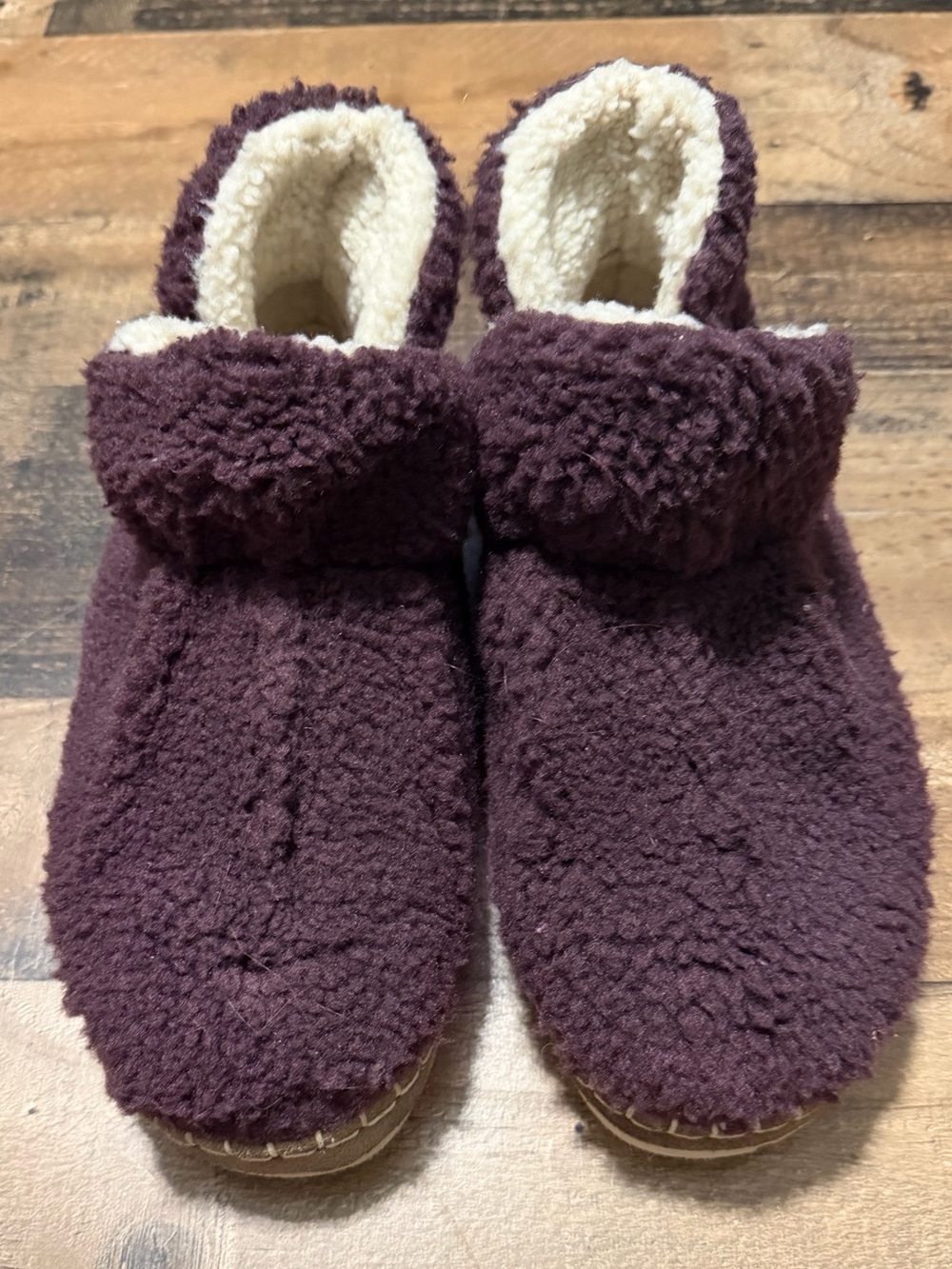 L.L. Bean Women's Cozy Slipper Booties, Pile Fleece - Picture 3 of 5